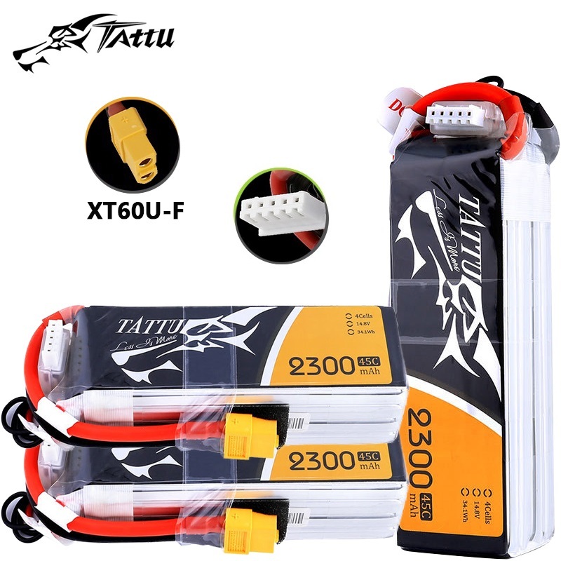Drone Zll Rc - Batería Lipo TATTU de 2300mAh 4S