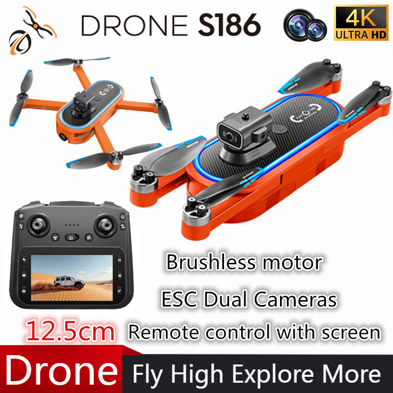 Drone Rc Foldable - 2025 S186 Drone profesional 4K HD