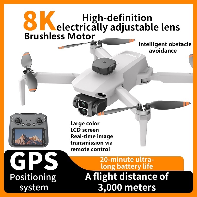 Drone Rc Foldable - Dron RC 8K con Cámara, Evitación