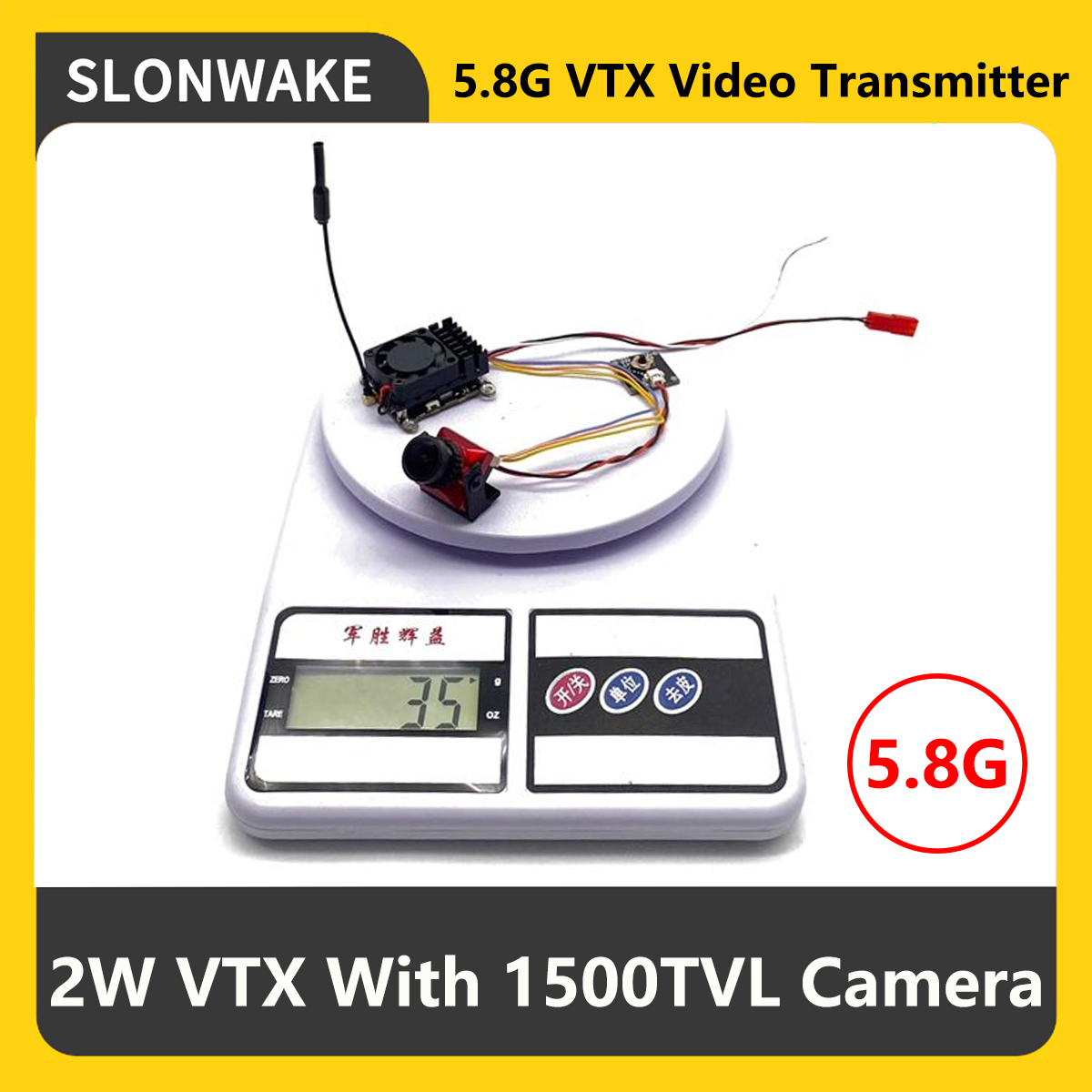 Rc Transmitter Drone - Transmisor FPV VTX SLONWAKE 5.8G 2000mW