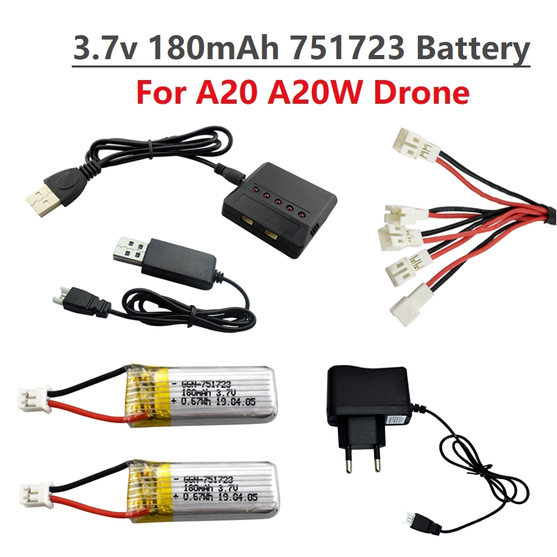 Drone Zll Rc - Batería Lipo Original de 3.7V 180mAh