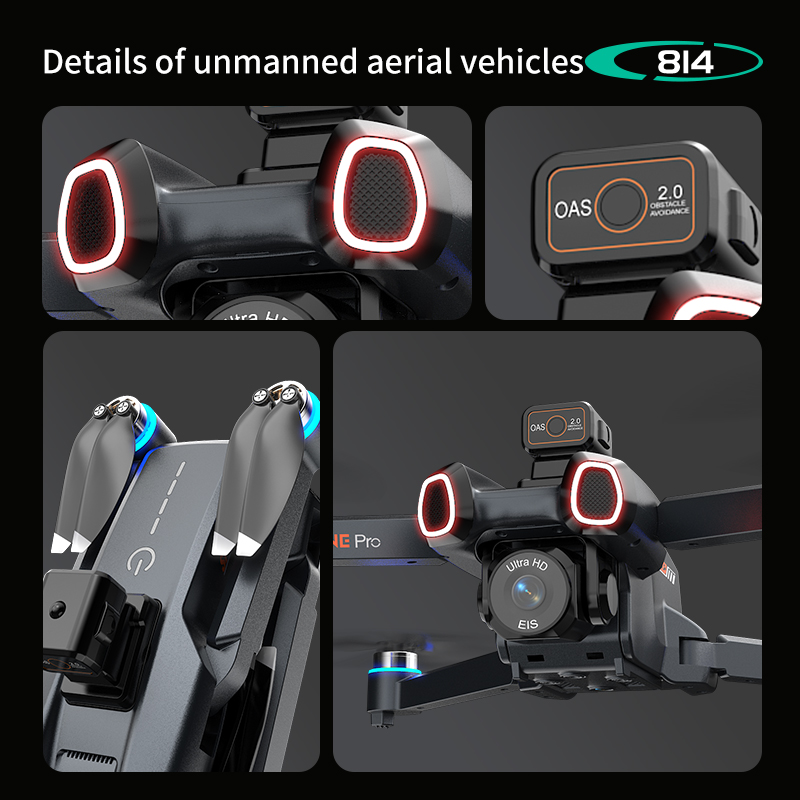Dron Inteligente Original 814  - Drone Smart Rc Foldable reseña y precio