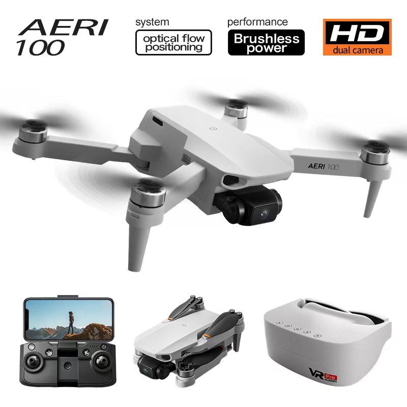 Dron Plegable Aeri 100 con Mot - Drone Smart Rc Foldable reseña y precio