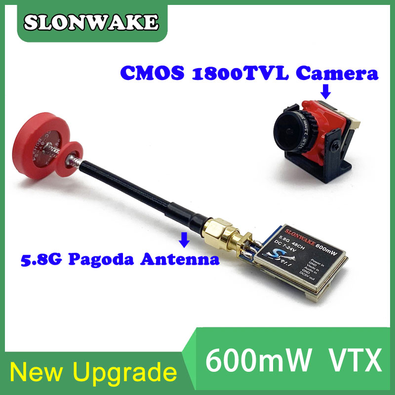 5,8G 48CH 600mW VTX-CAM ajusta - Drone Rc Airplane reseña y precio