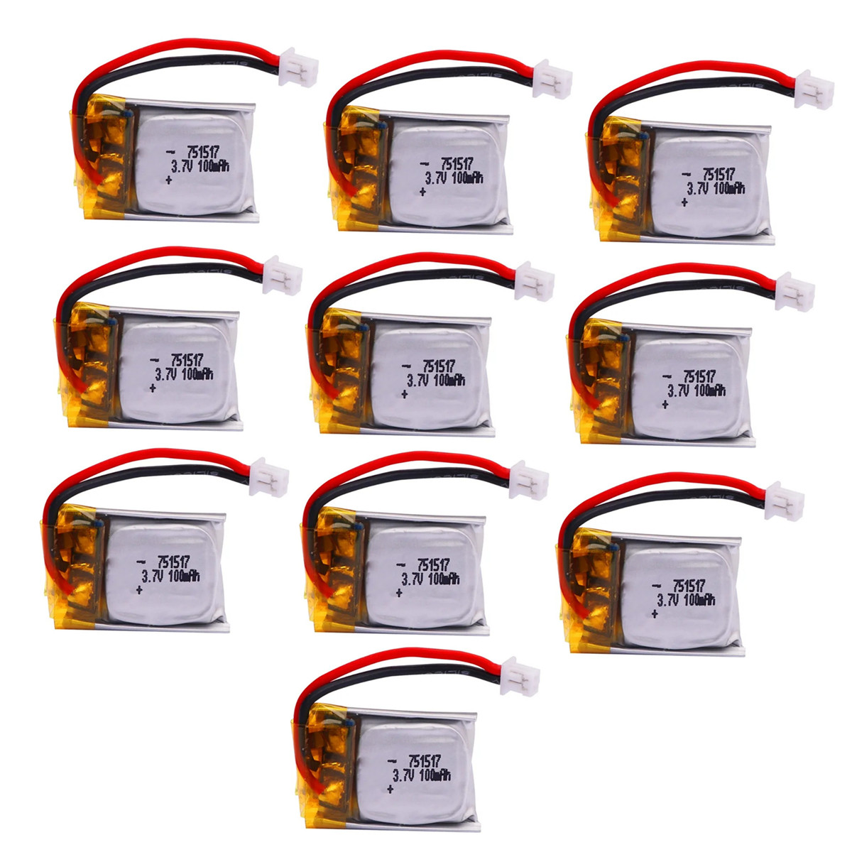 1-10 Uds 3,7 V 100mAh 751517 F - Drone Fq777 Rc Quadcopter reseña y precio