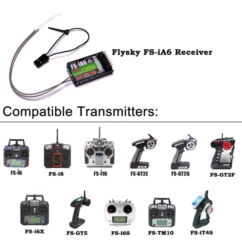 Receptor Flysky FS-IA6 6CH ant - Drone Rc Racing reseña y precio