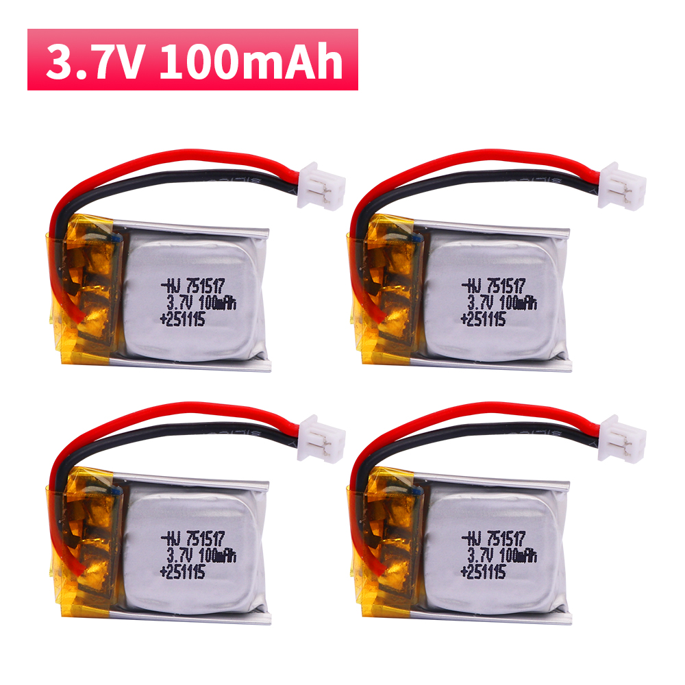 100mah 3,7 V batería Lipo FQ77 - Drone Fq777 Rc Quadcopter reseña y precio