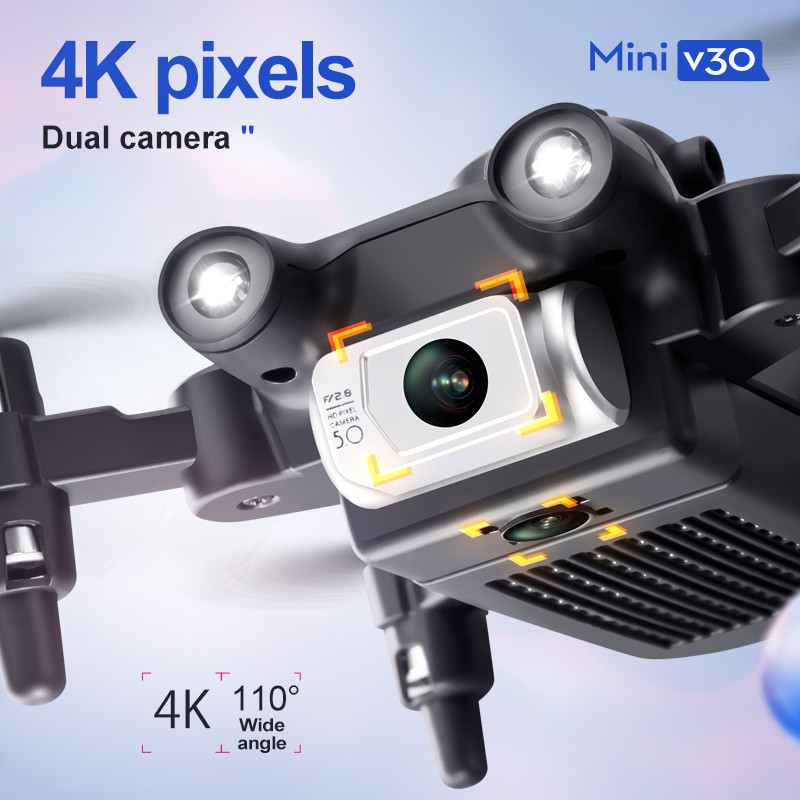 Mini Dron V30 WiFi FPV con cám - Drone Rc Foldable reseña y precio