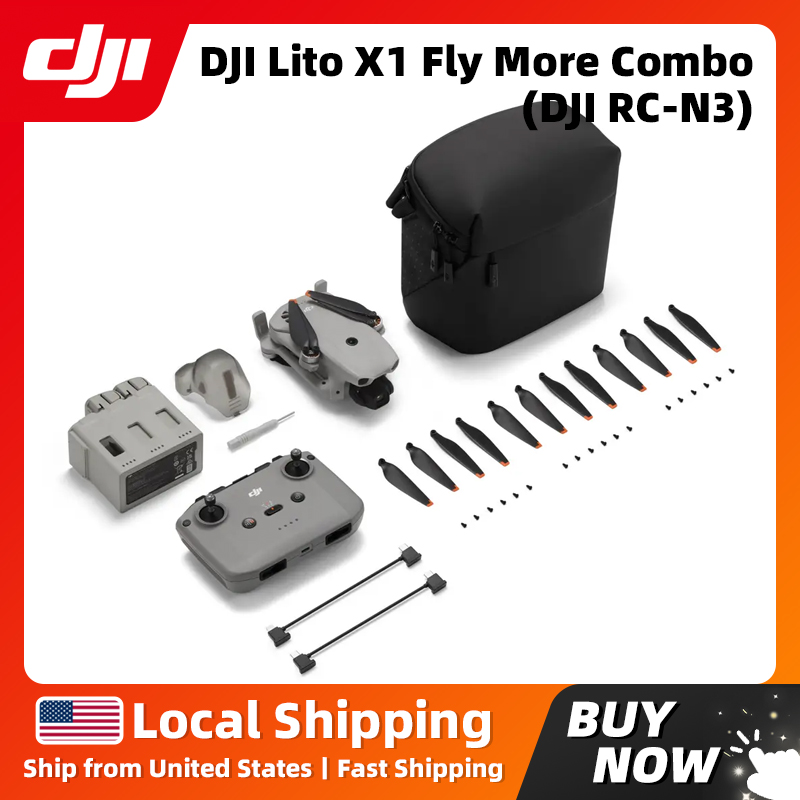 DJI Lito X1 Fly More Combo (DJ - Drone E88Pro Rc 4K reseña y precio