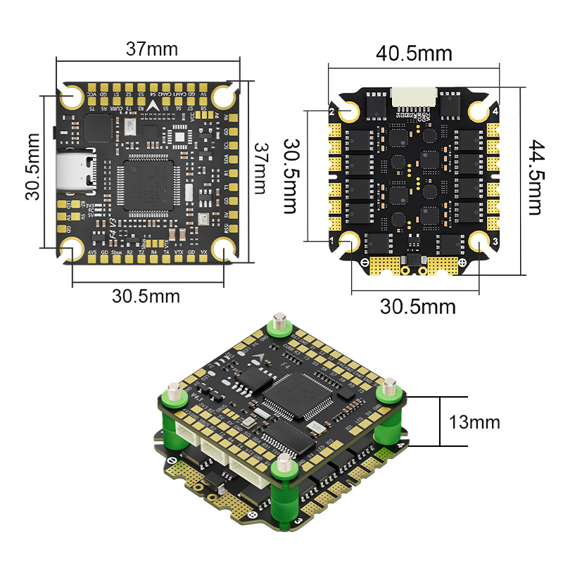 Aocoda-RC F465S V4 AIO 8S FPV  - Drone Rc V4 reseña y precio