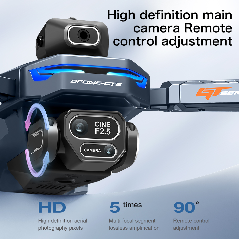 NUEVO Dron GT8 HD RC 4K Profes - Drone Rc Foldable reseña y precio
