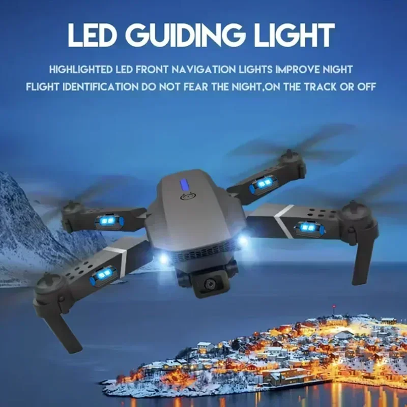 E88 Pro WIFI FPV Drone gran an - Drone Rc Foldable reseña y precio