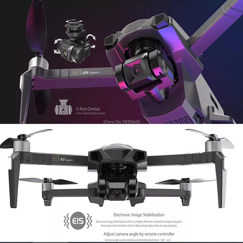 Profesional 4K GPS retorno FPV - Drone Smart Rc Foldable reseña y precio