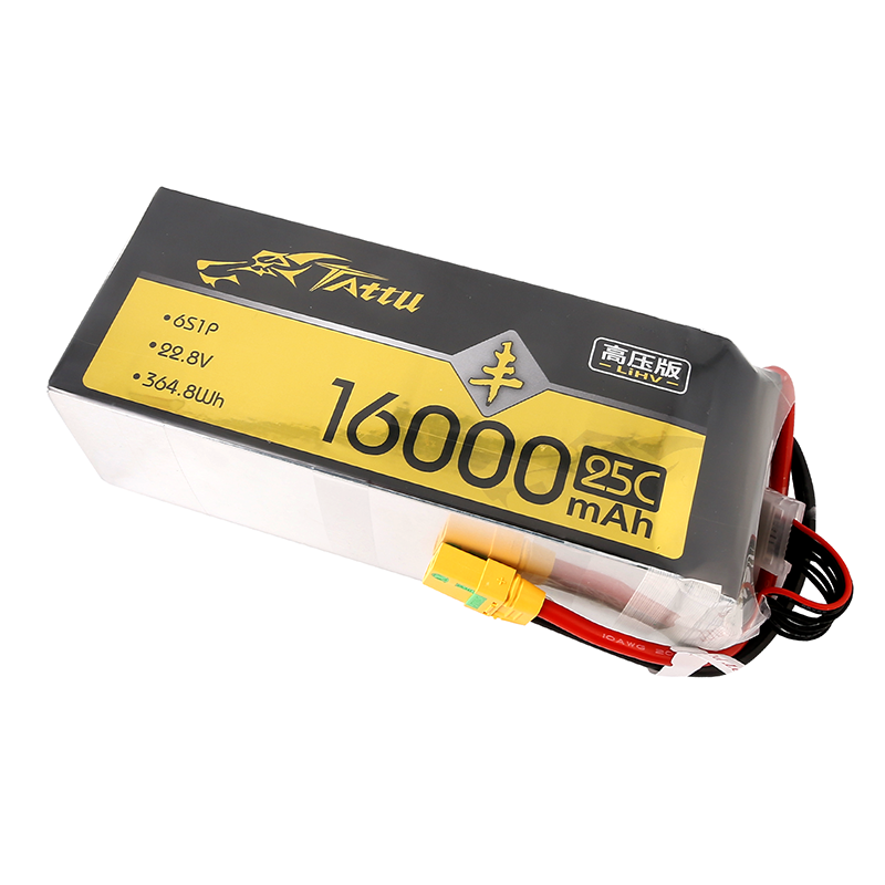 Batería LiPo TATTU de 16000mAh - Drone Zll Rc reseña y precio