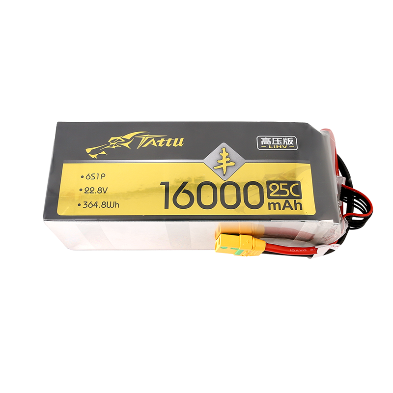 Batería LiPo TATTU de 16000mAh - Drone Zll Rc reseña y precio