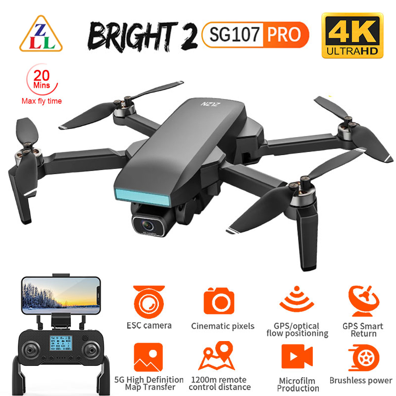ZLL-Dron SG107 PRO 4K con cáma - Drone Zll Rc reseña y precio