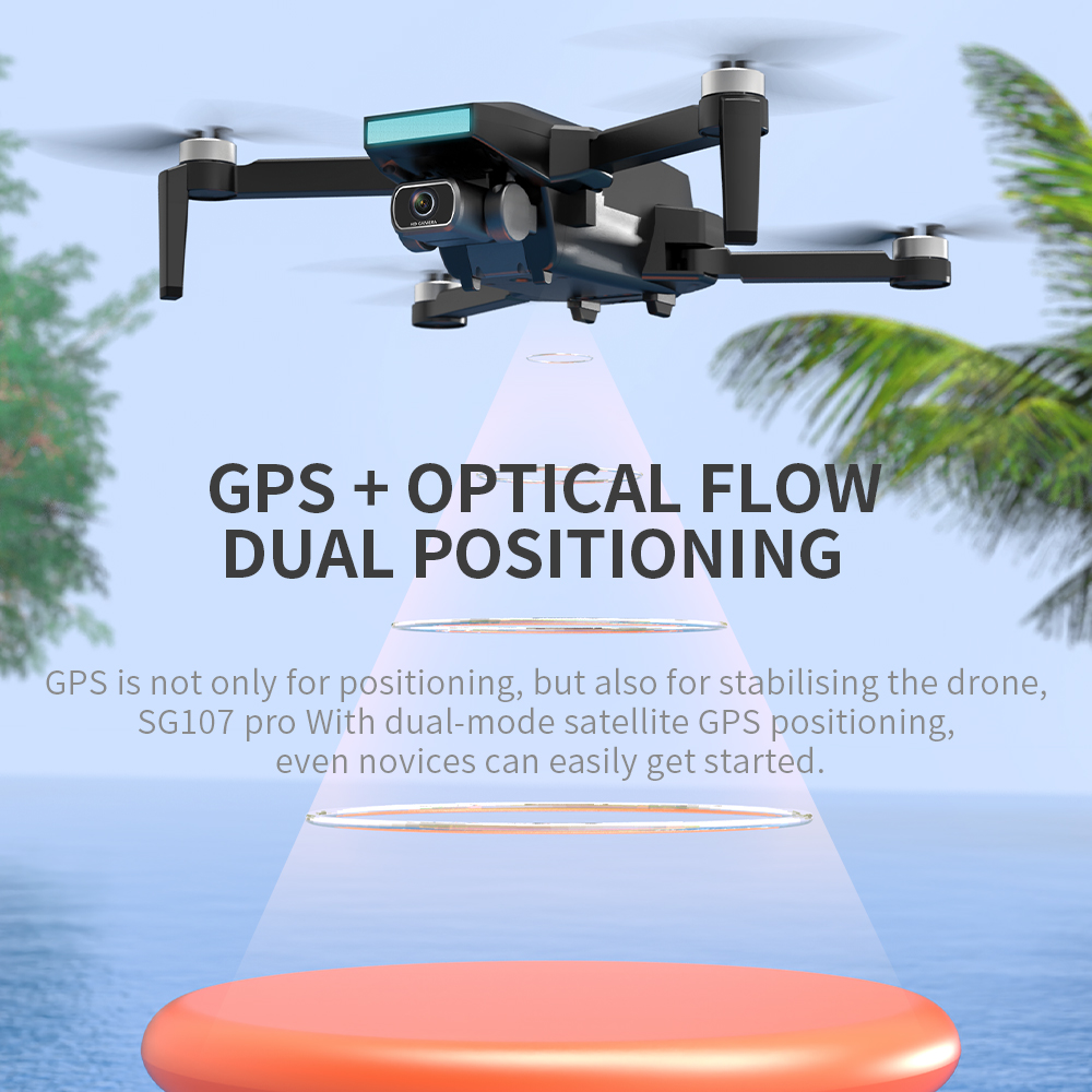 ZLL-Dron SG107 PRO 4K con cáma - Drone Zll Rc reseña y precio