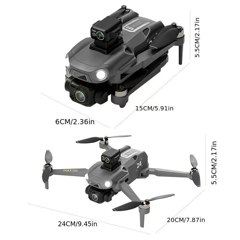 Dron Inteligente M24 con GPS,  - Drone Smart Rc Foldable reseña y precio