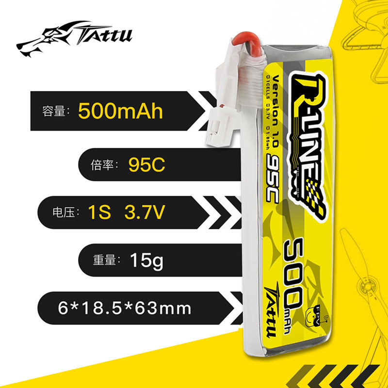 TATTU-batería Lipo con enchufe - Drone Zll Rc reseña y precio