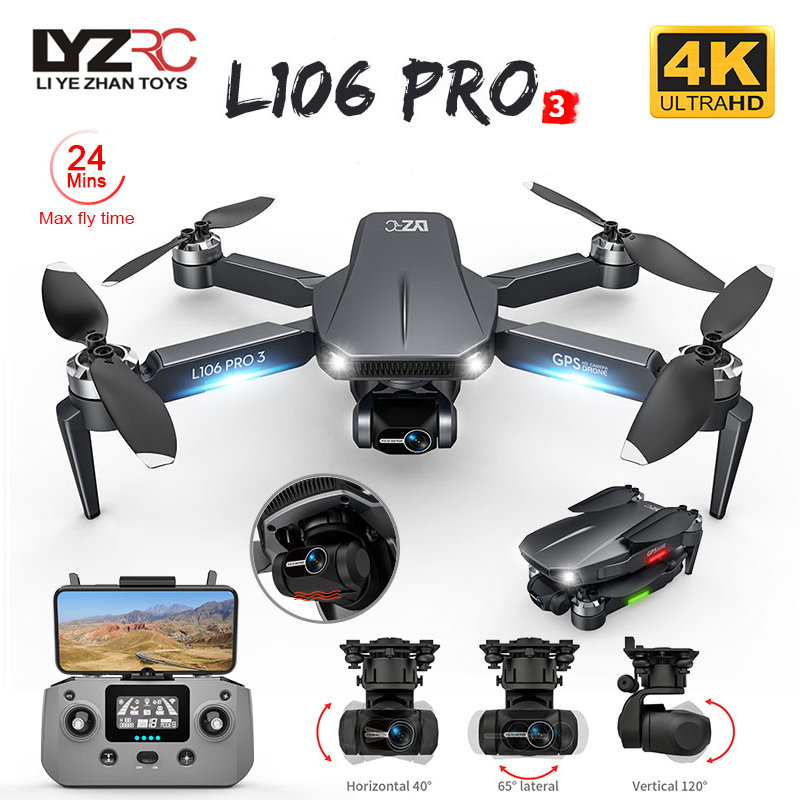 L106 Pro 3 Drone 5G WIFI FPV p - Drone Rc Foldable reseña y precio
