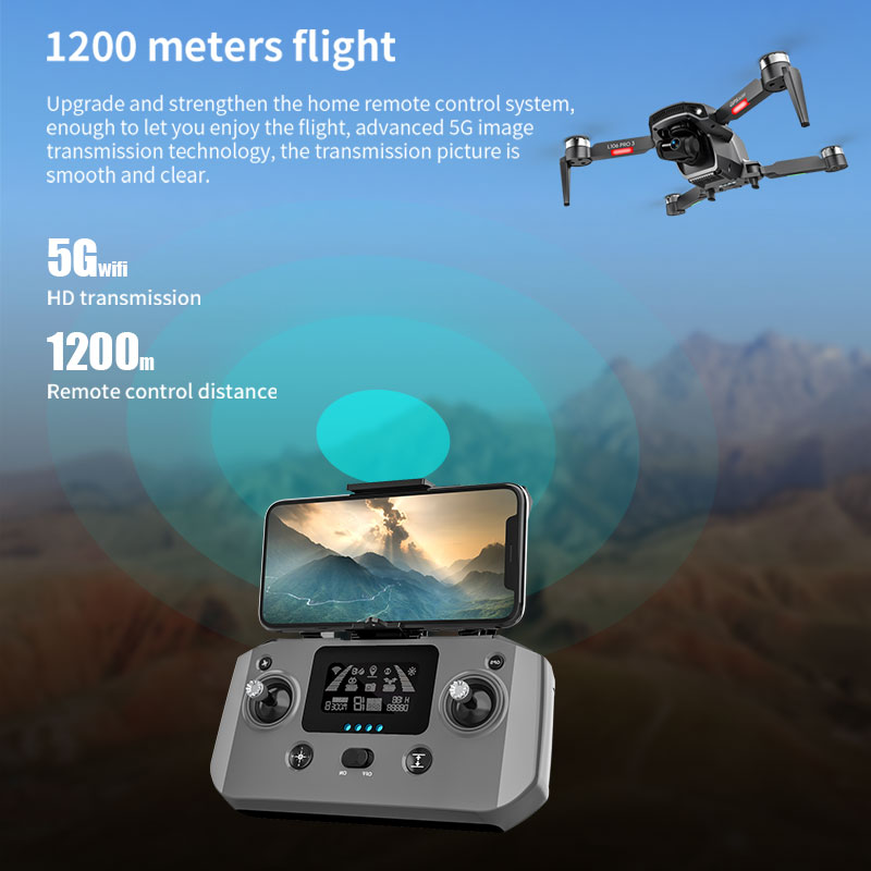 L106 Pro 3 Drone 5G WIFI FPV p - Drone Rc Foldable reseña y precio