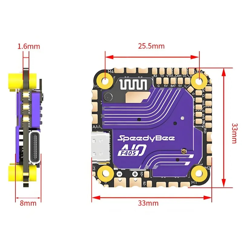 Controlador de Vuelo SpeedyBee - Drone Rc Racing reseña y precio