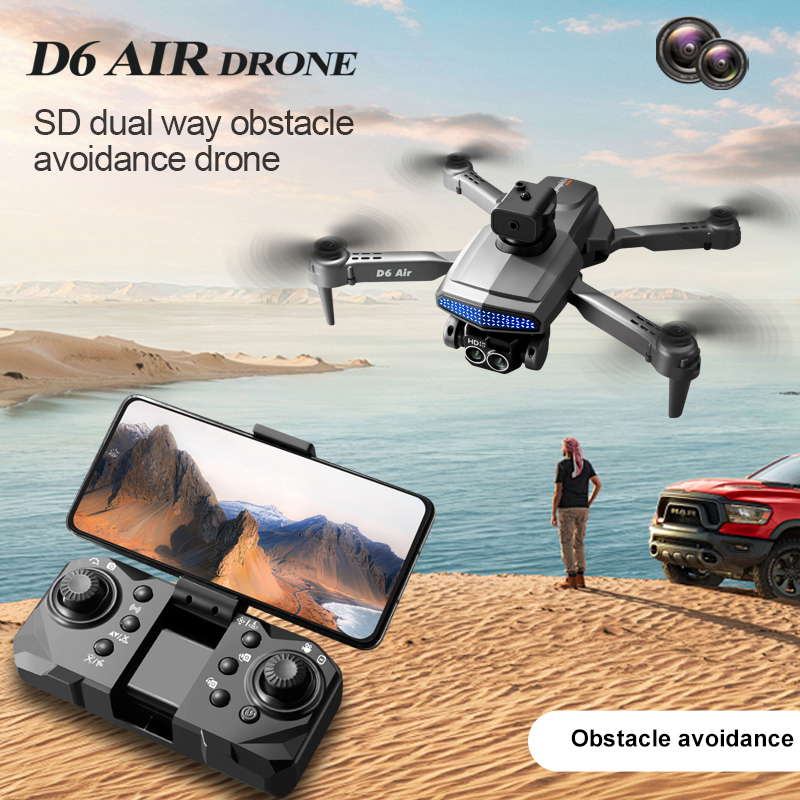 Dron con Cámara Inteligente D6 - Drone Smart Rc Foldable reseña y precio