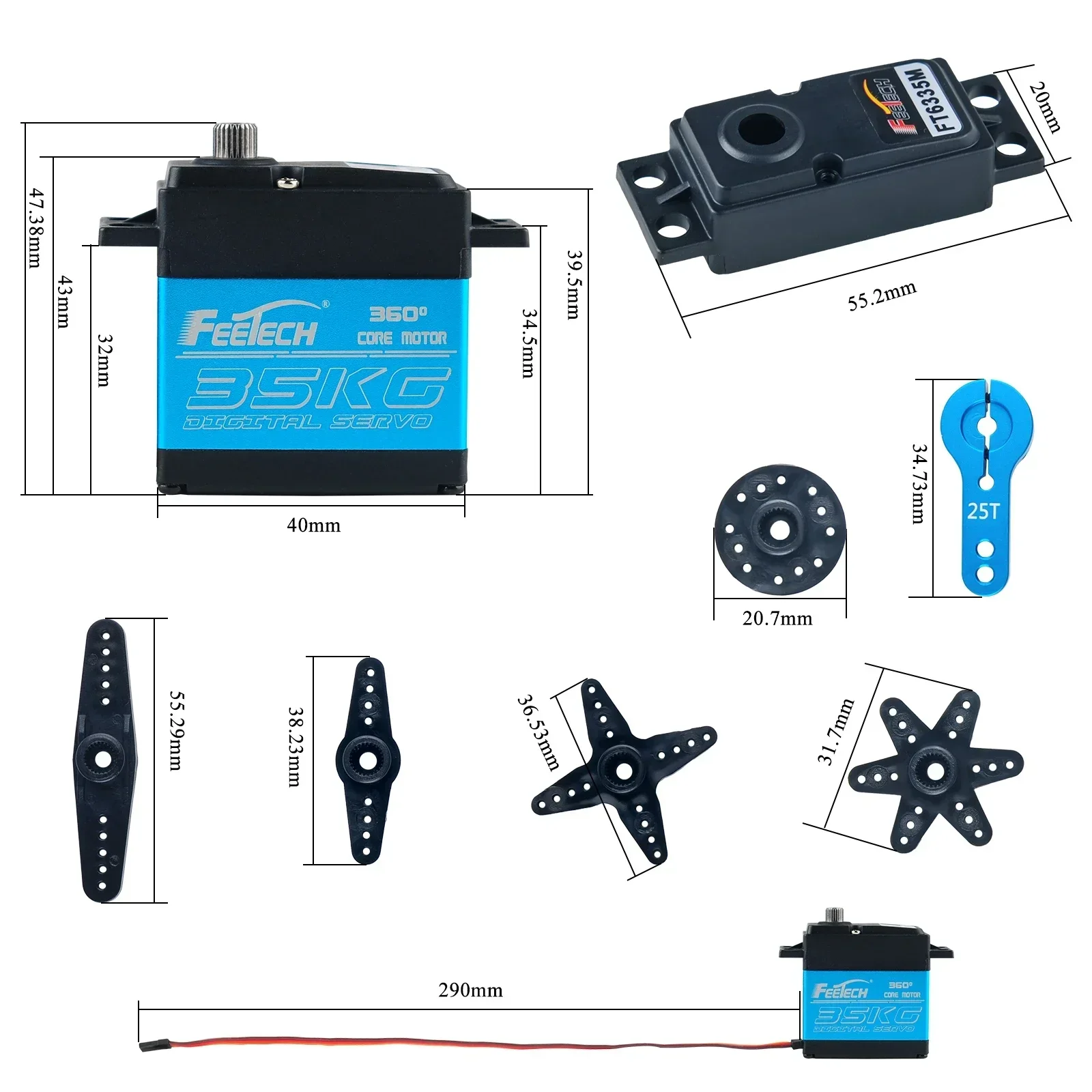 Feetech FT6335M Servos digital - Drone Rc Jet reseña y precio