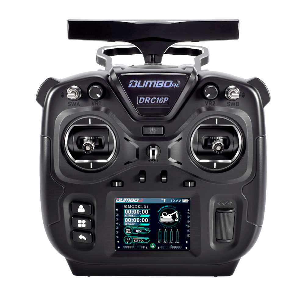 Transmisor RC DUMBORC DRC16P d - Drone Rc Jet reseña y precio