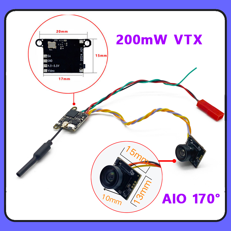 SLONWAKE 5,8G 1200TVL cámara F - Drone Rc Airplane reseña y precio