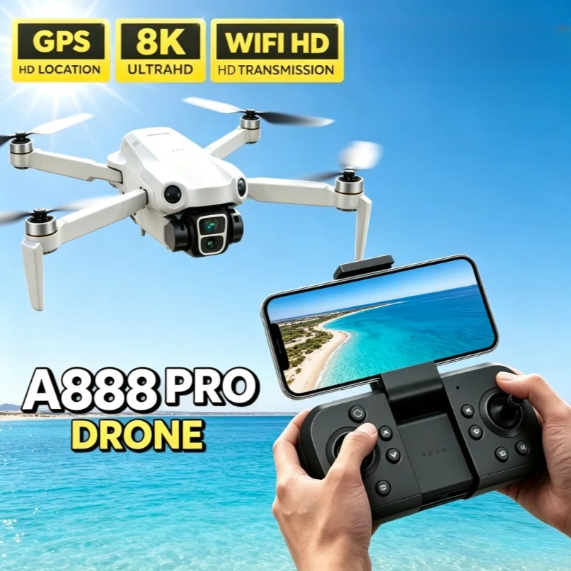 Dron GPS FPV A888 Original, Pl - Drone E88Pro Rc 4K reseña y precio