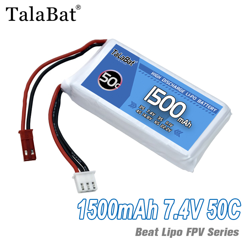 3 uds TalaBat 50C 1500mAh 7,4  - Drone Zll Rc reseña y precio