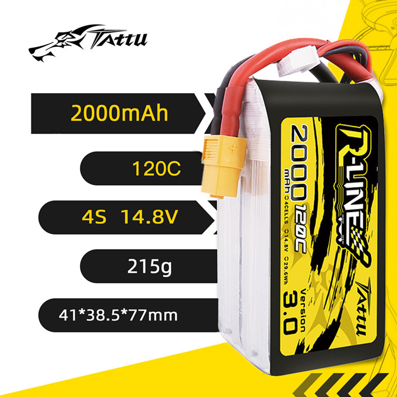 Batería Lipo TATTU R-LINE 3,0  - Drone Zll Rc reseña y precio