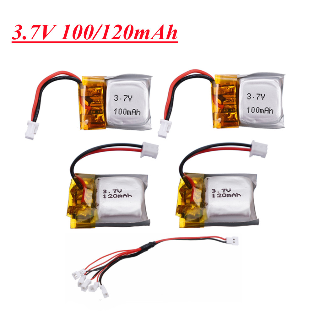 Batería Lipo de 3,7 V, 100mAh, - Drone Fq777 Rc Quadcopter reseña y precio