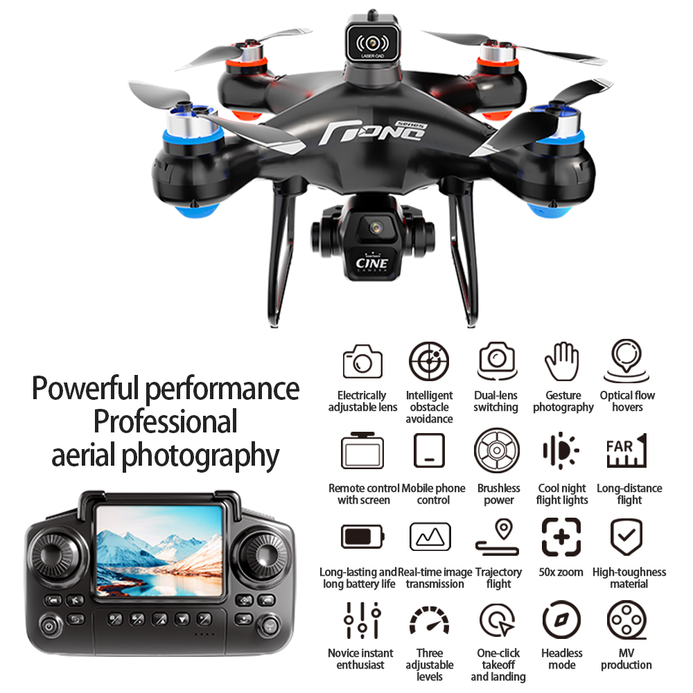 Dron de Control de pantalla de - Drone Rc Foldable reseña y precio