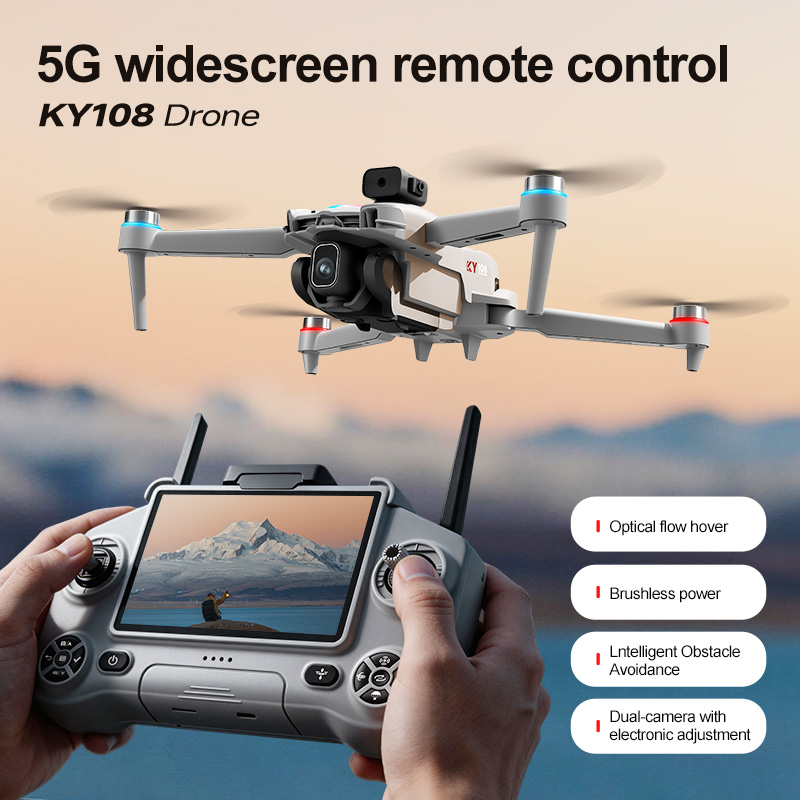 Nuevo Dron KY108 2026 con Cáma - Drone E88Pro Rc 4K reseña y precio