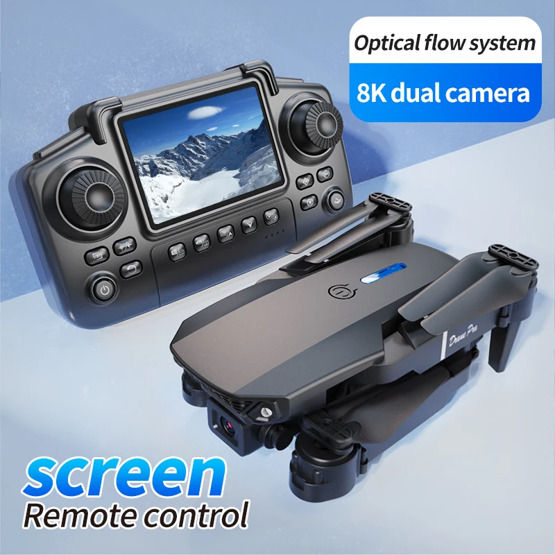 Dron E88 PRO con Pantalla, Cám - Drone E88Pro Rc 4K reseña y precio